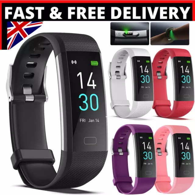 Fitbit Style Smart Watch Activity Tracker Fitness Watches Heart Rate Monitor New