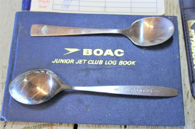 Bulk Mixed Lot Vintage Airlines Collectables Qantas TAA Jetabout BOAC Log Book 2