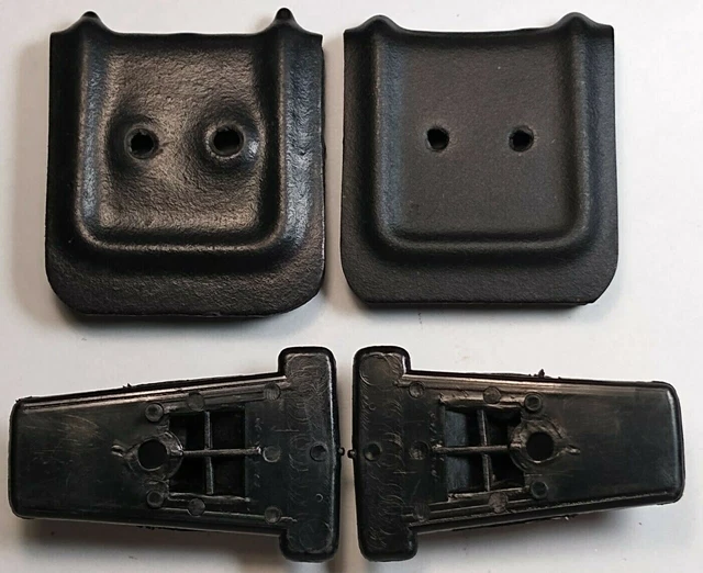 1968 - 1970 AMC AMX Javelin Shoulder Belt Holder & Coat Hook SET BLACK 2