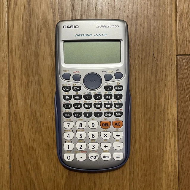 Calcolatrice Scientifica Casio Fx-570ES Plus - Display Naturale, 417 Funzioni