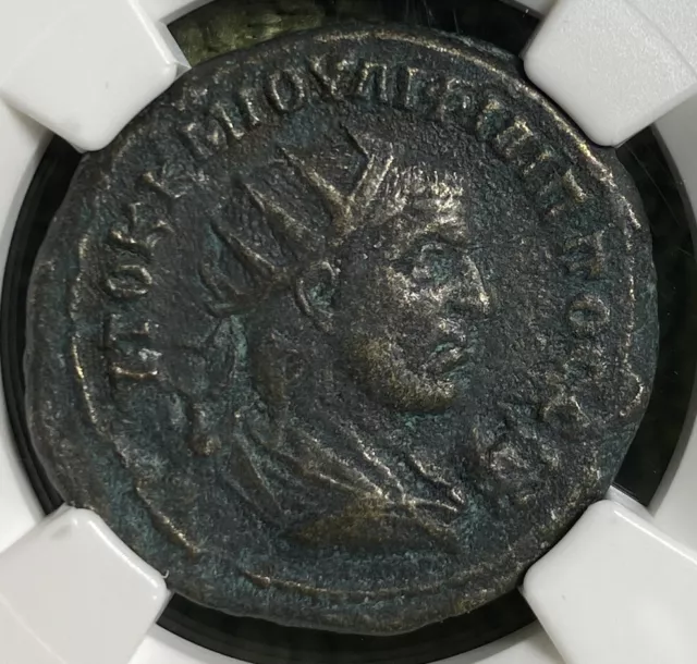 Tetradrachm Roman Empire Caesar Philip I Antioch 244-249 AD Silver Coin NGC VF