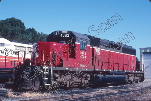 Originalfolie - IORY Indiana & Ohio Rwy SD40-2 4083 bei Norwood, OH. 12/03