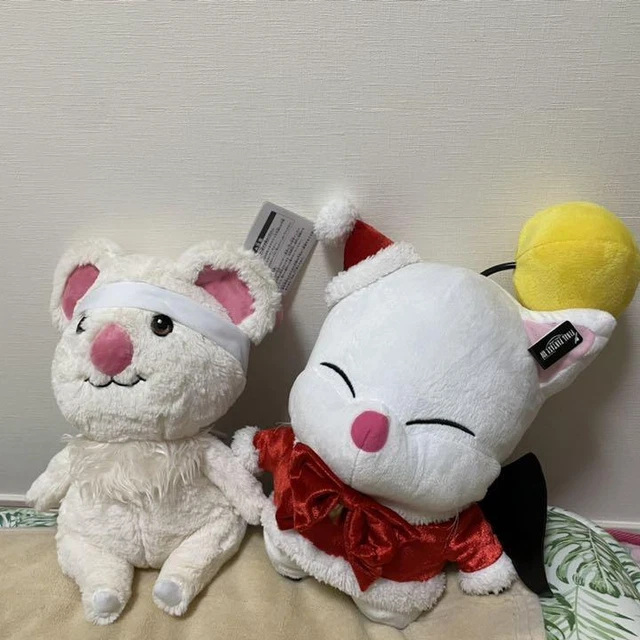 Lot of 2 Square Enix FINAL FANTASY FF7 FF15 Moogle Plush Toy Set Prize J1614