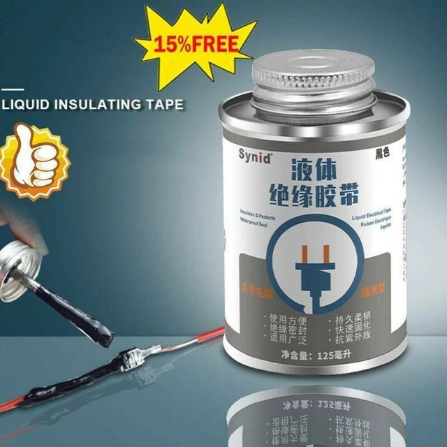 30/125ml Liquid Insulation Electrical Tape Tube Waterproof Fast-Dr hot. N0U0