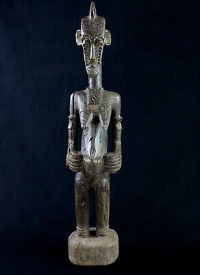 Art African Arts First - Antique Statue Senoufo Superb Expression - 72 CMS