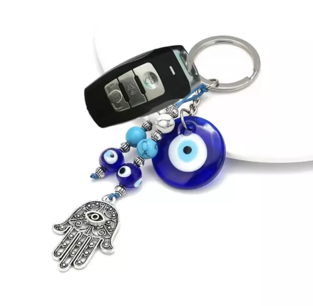 Turkish Blue Evil Eye Hamsa Hand of Fatima Protection Nazar Good Luck Charm
