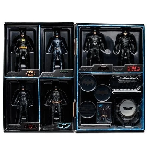 DC MULTIVERSE WB100 Batman The Ultimate Movie Collection 6 Figures MINT