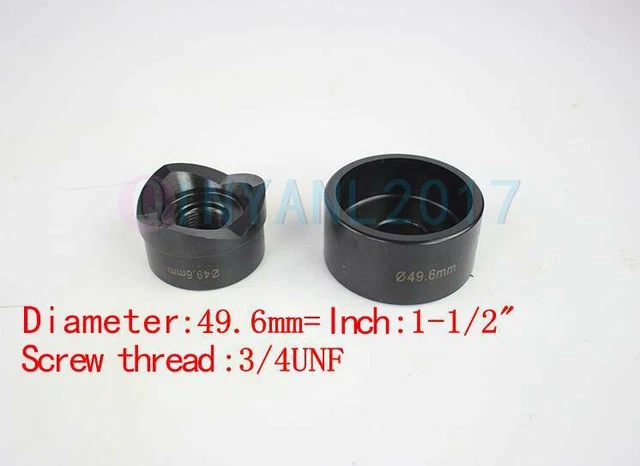 1PCS 49.6mm Hole Tool molds For TPA-8 Hydraulic Knockout Punch Driver