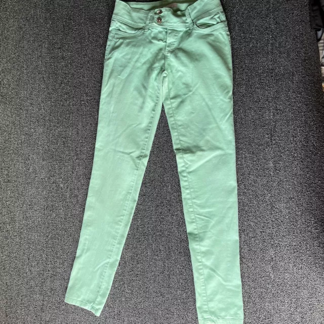 Watch L.A. Womens Sz 5 Jeans Green Made in USA Pants