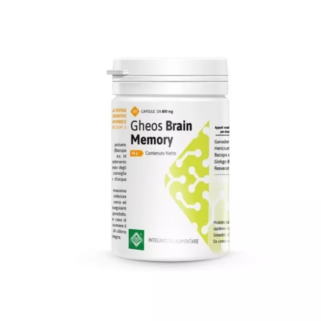 GHEOS Brain Memory - Brain Supplement 60 pills