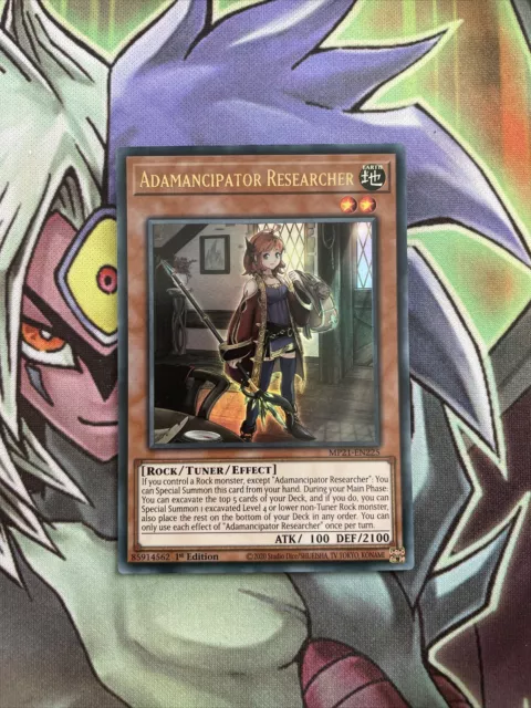 MP21-EN225 Adamancipator Researcher Ultra Rare 1st Edition NM Yugioh Card