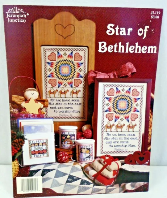 Star of Bethlehem Sampler Jeremiah Junction JL119 Cross Stitch Pattern Leaflet