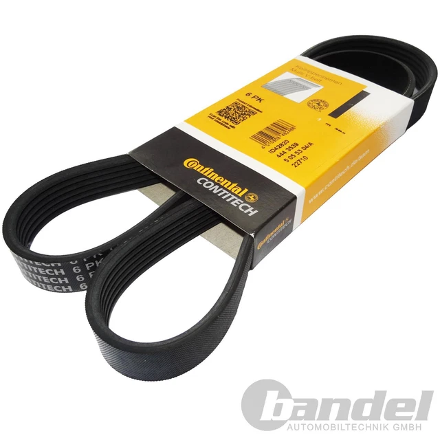 Courroie Trapézoïdale à Nervures Continental Contitech 7PK1705 - Pour Moteurs Et Accessoires