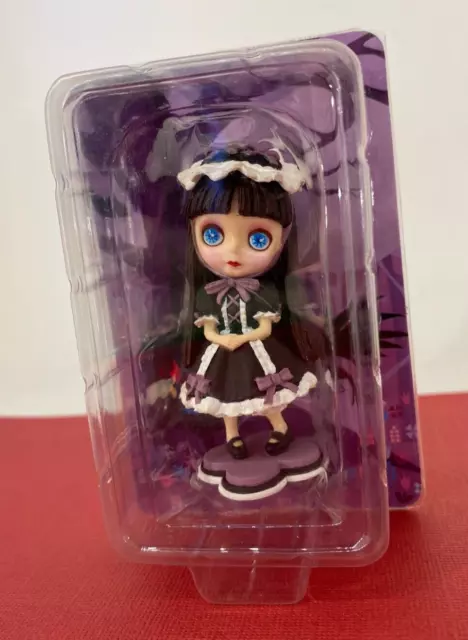 Tomy Takara 2006 ❤ BLYTHE Belle ❤ Cassandra Black - Small 7cm Doll Figure