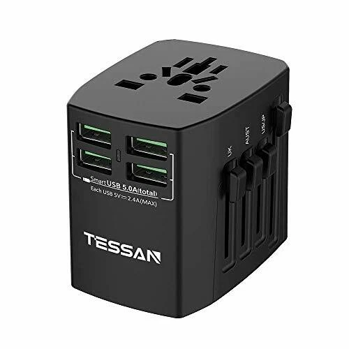4 USB Charger Universal World Travel Adapter US/UK/EU/AU Plug Converter AU Store