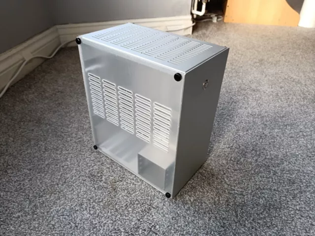 Tiny 10.4L Aluminium Mini-ITX SFX HTPC Case + 120mm Fan #1