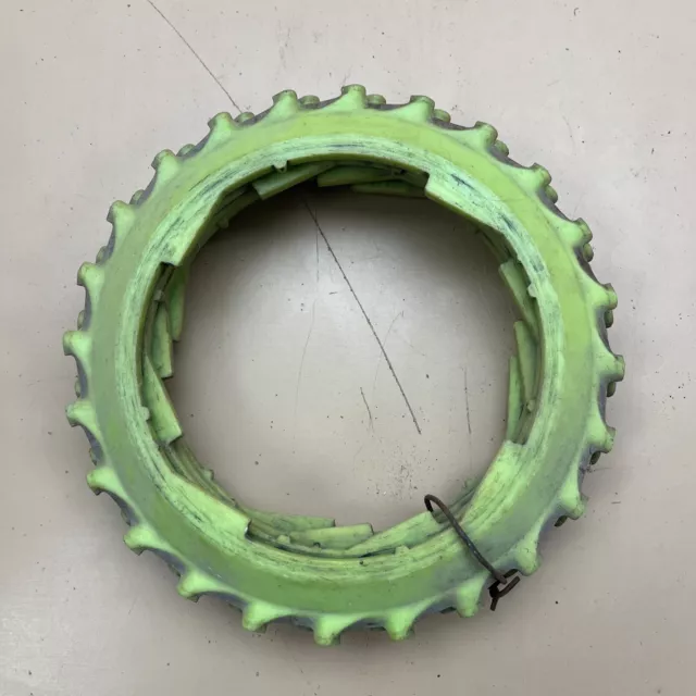 LOT OF 4 B-12 24X LUSTRAN JOHN DEERE Seed PLANTER PLATES Green PLASTIC