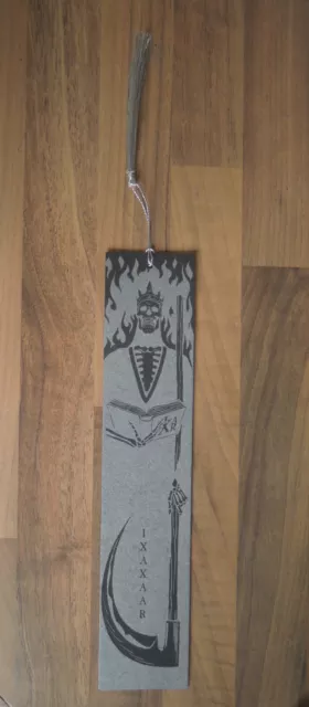 Ixaxaar Large Bookmark 55 x 267mm - gothic, horror, occult, satanic, grim reaper