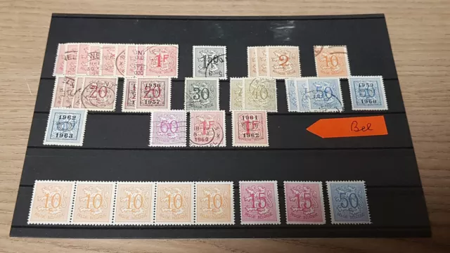 Konvolut / Lot 2 - alte Briefmarken aus Belgien - Belgie - Belgique