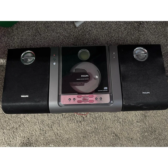 PHILIPS MC235B MICRO System Stereo CD Player AM/FM Tested N' Working ...