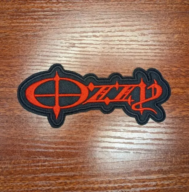 Ozzy Osbourne Patch Black Sabbath Heavy Metal Embroidered Iron On Patch 2x4.75"