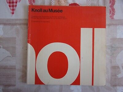 KNOLL catalogue d'époque exposition 1972 Musée des Arts Décoratifs de Paris