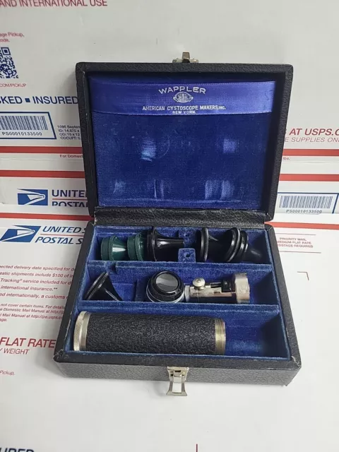 Vintage Doctors Tools Eye Ear Nose Throat WAPPLER AMERICAN CYSTOSCOPE MAKERS