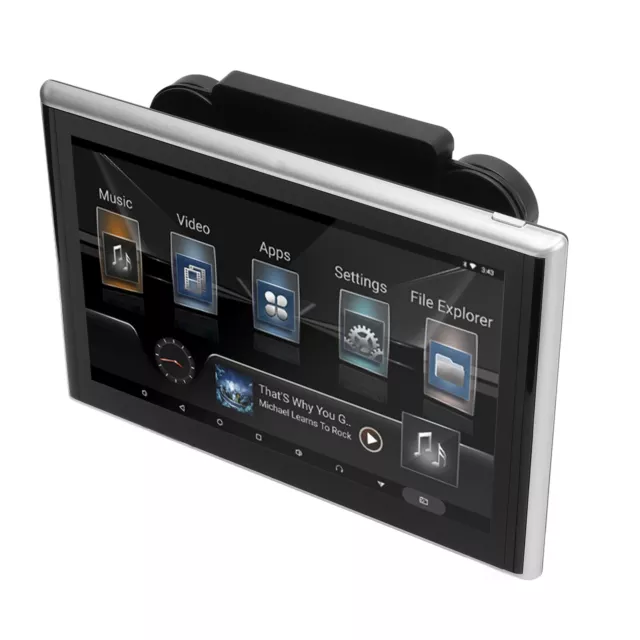AGS 9in Car Headrest Video Player HD 1920 X 1200 Touch Screen Support