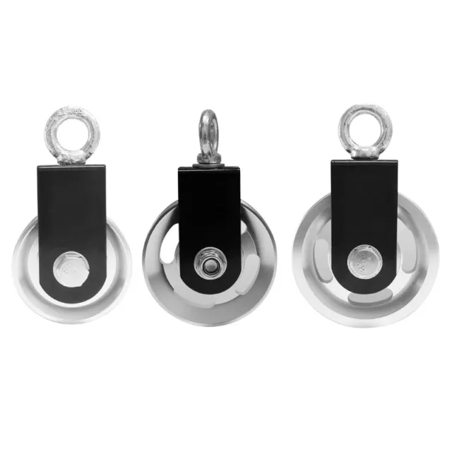 HEAVY DUTY LIGHTWEIGHT Aluminum Cable Pulleys Smooth Pulley Wheel $32. ...