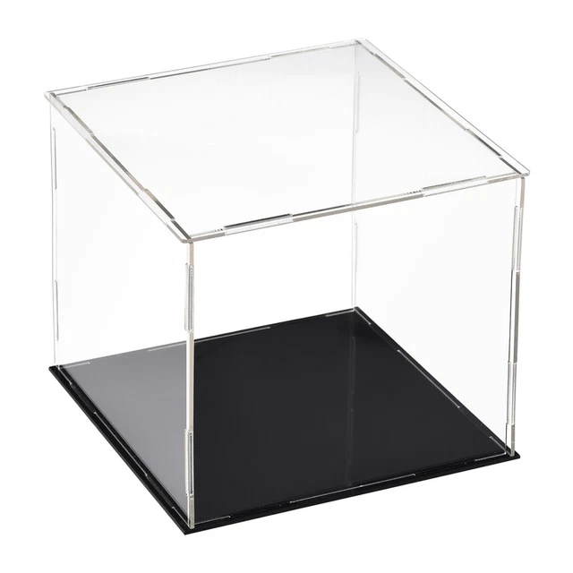 ACRYLIC DISPLAY CASE Box Dustproof Protection Showcase Cube
