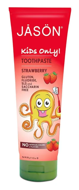 Jason Kids Strawberry Toothpaste 119g-3 Pack