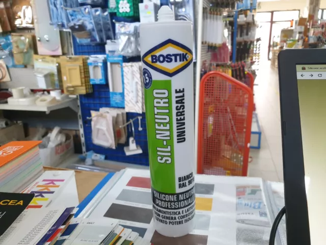 Silicone sigillante neutro universale antimuffa Bostik