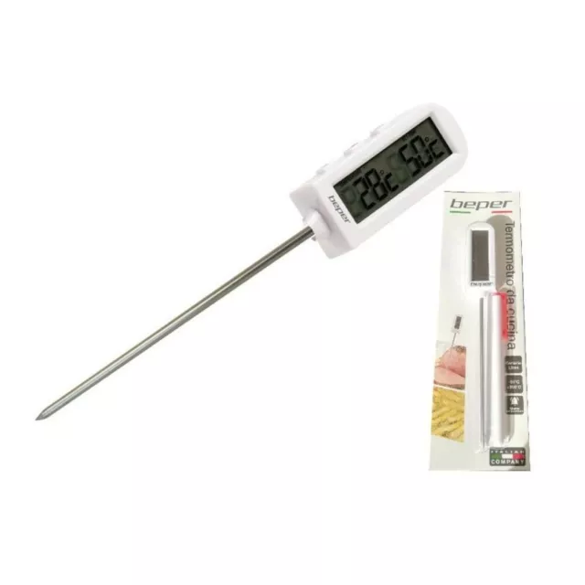 Termometro a siringa da Cucina Digitale Cibi alimentare temperatura 50° 300° gr