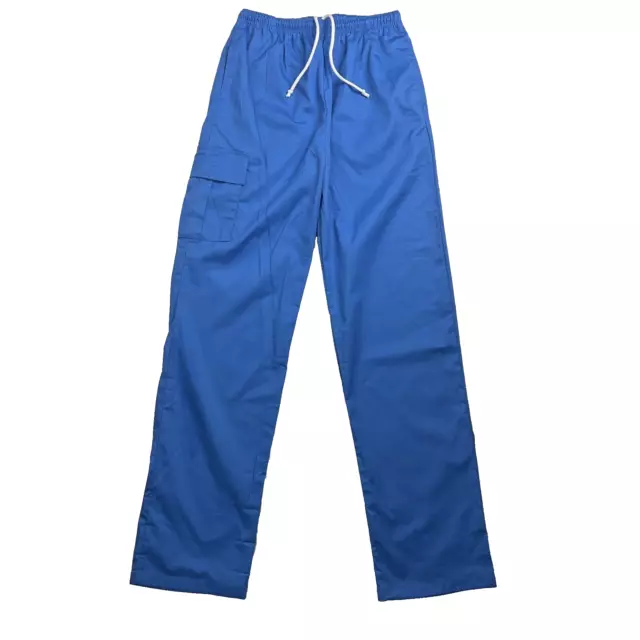 Cargo Scrub Trousers Medium NHS Emergency Medicine Blue Staff Nurse/Doctor Scrub