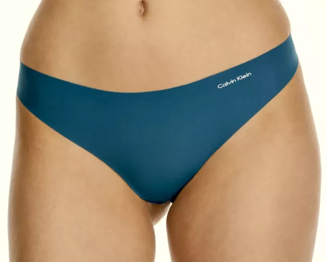 CALVIN KLEIN Invisibles Topaz Gemstone Thong Panty Underwear Womens XS S M L XL
