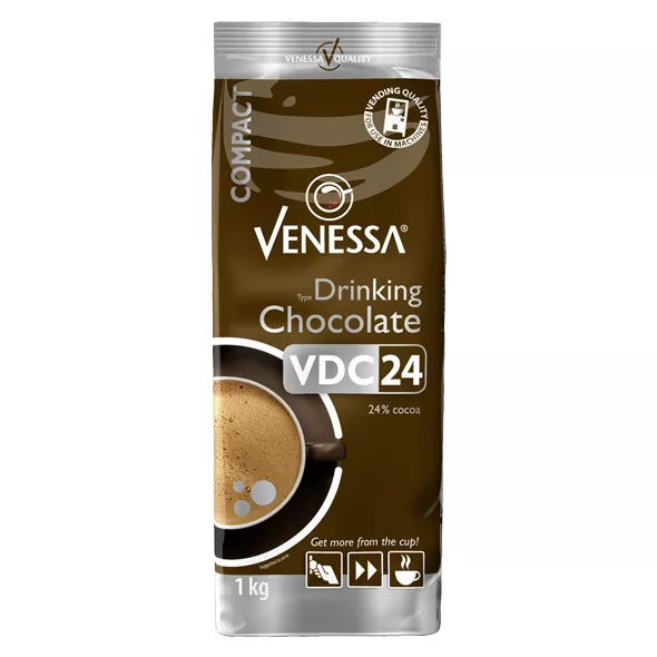 Venessa VDC 24 Schoko Kakaopulver Kakao Trinkschokolade Automatenkakao 1x1Kg