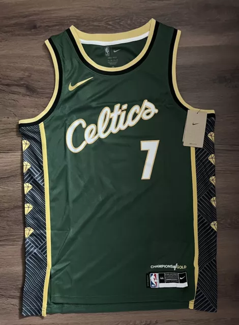 Nike / Men's 2021-22 City Edition Boston Celtics Jaylen Brown #7