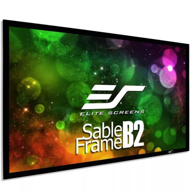 Elite Screen Sable Frame Series 120" (16:9) CineWhite Projector Screen 8K Fixed
