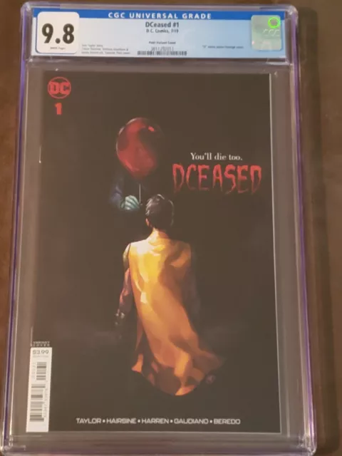 DCeased #1 (CGC 9.8) - Yasmine Putri Horror Variant - 2019 DC - Sold Out!