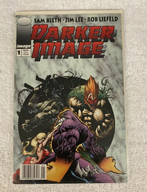 Darker Image #1 RARE Newsstand Price Variant 1st Maxx LEE KIETH LIEFELD UPC 1993
