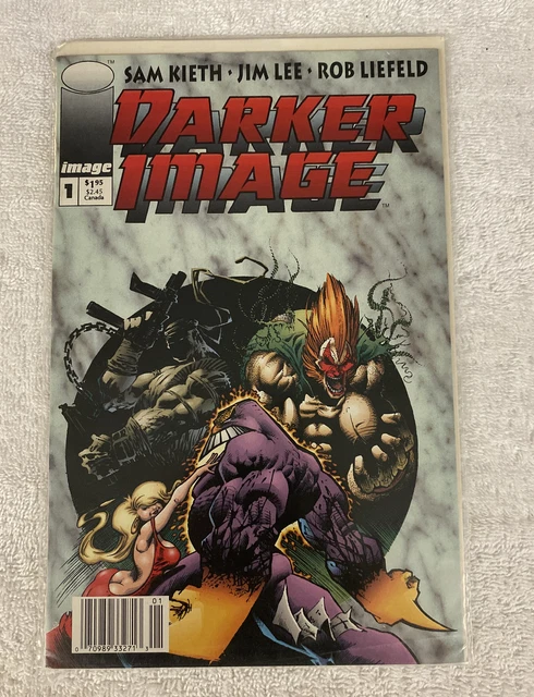 Darker Image #1 RARE Newsstand Price Variant 1st Maxx LEE KIETH LIEFELD UPC 1993