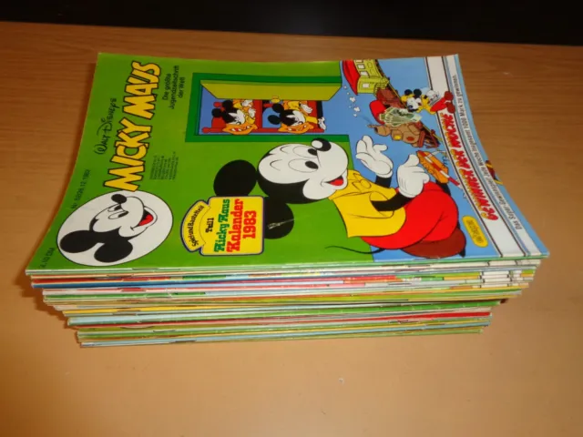 52 Micky Maus Hefte Jahrgang 1982 Heft Nr.1-52 komplett Sammlung