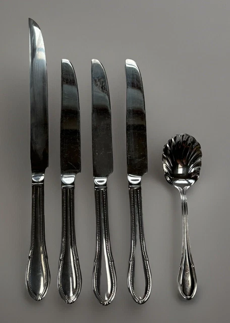 Reed & Barton Tunis Stainless Steel Flatware Set By Isaac Mizrahi – Glossy Finish, CHOICE Of Pieces