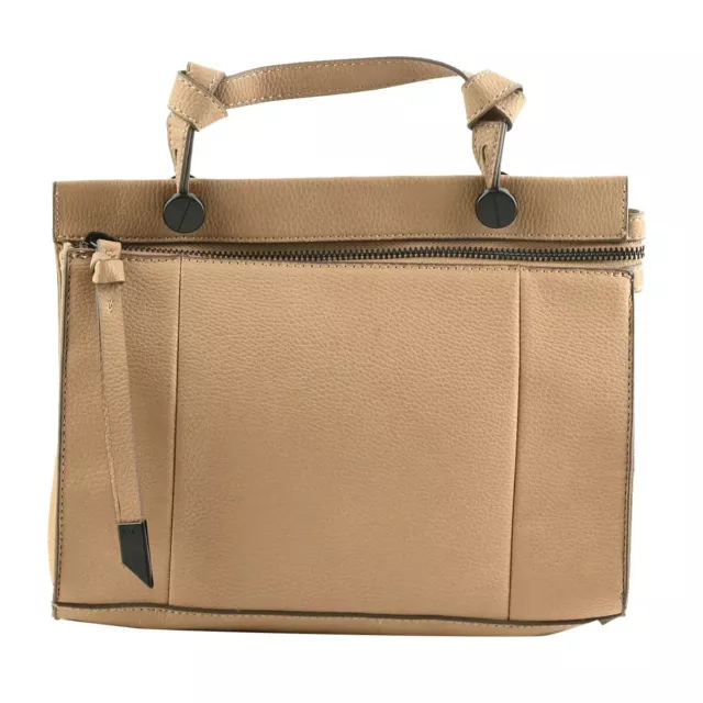 Foley + Corinna "Dione" Leather Top Handle Small Bag Satchel/ Tan $148 new