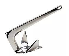 Claw (Self Align) Anchor - 5Kg (11 lb) Polished Stainless Steel