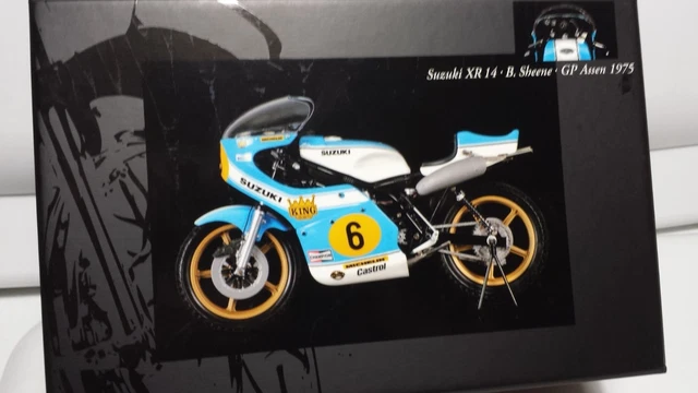 BARRY SHEENE. SUZUKI XR14. GP Assen 1975.Minichamps 1/12