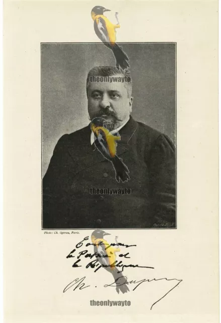 Charles Dupuy, French Premier, Book Illustration (Print), 1895