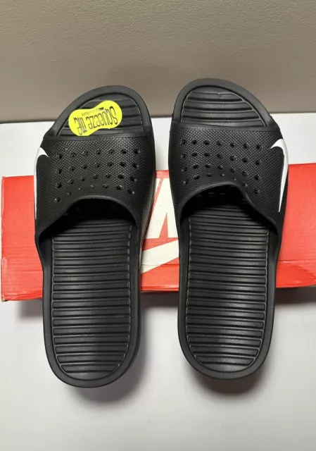Nike Solarsoft Slide Men's Size 9 Slides Sandals Black/White 386163011 *RARE* 2