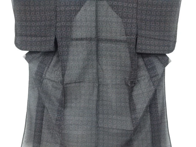 6549109: Japanese Kimono / Antique Summer Kimono / Taisho Roman Style / Geometri