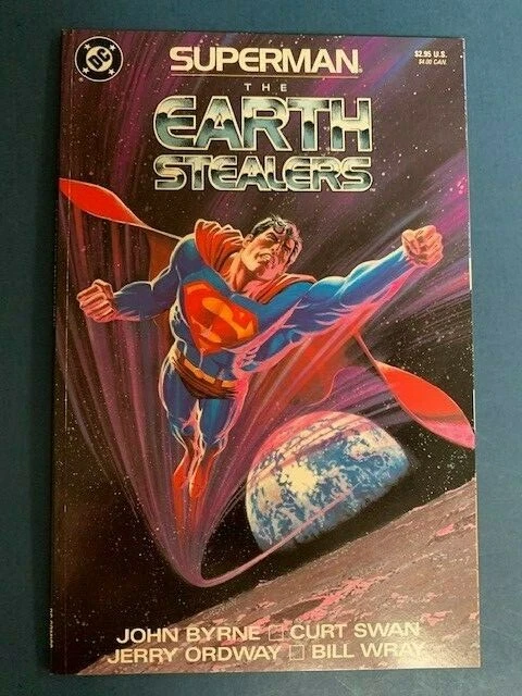 Superman: The Earth Stealers (1988, DC) BF+ Condition